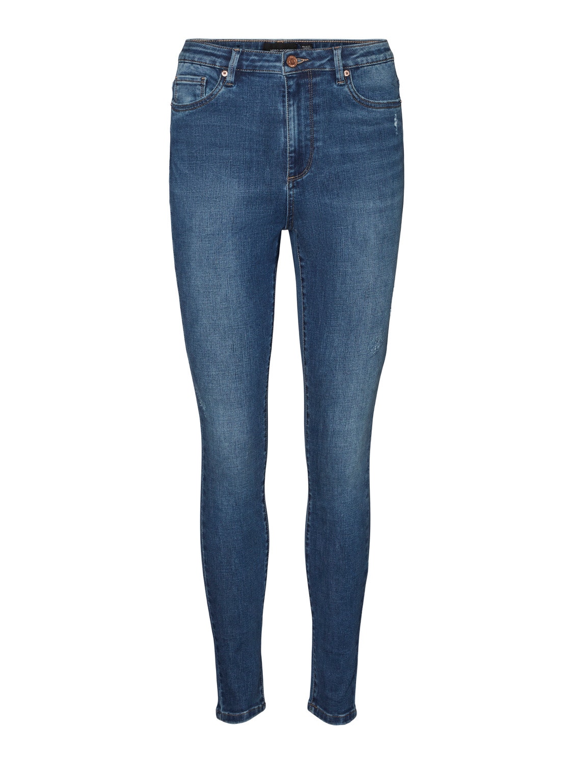 Vero Moda VMSOPHIA Hohe Taille Skinny Fit Jeans -Medium Blue Denim - 10290678