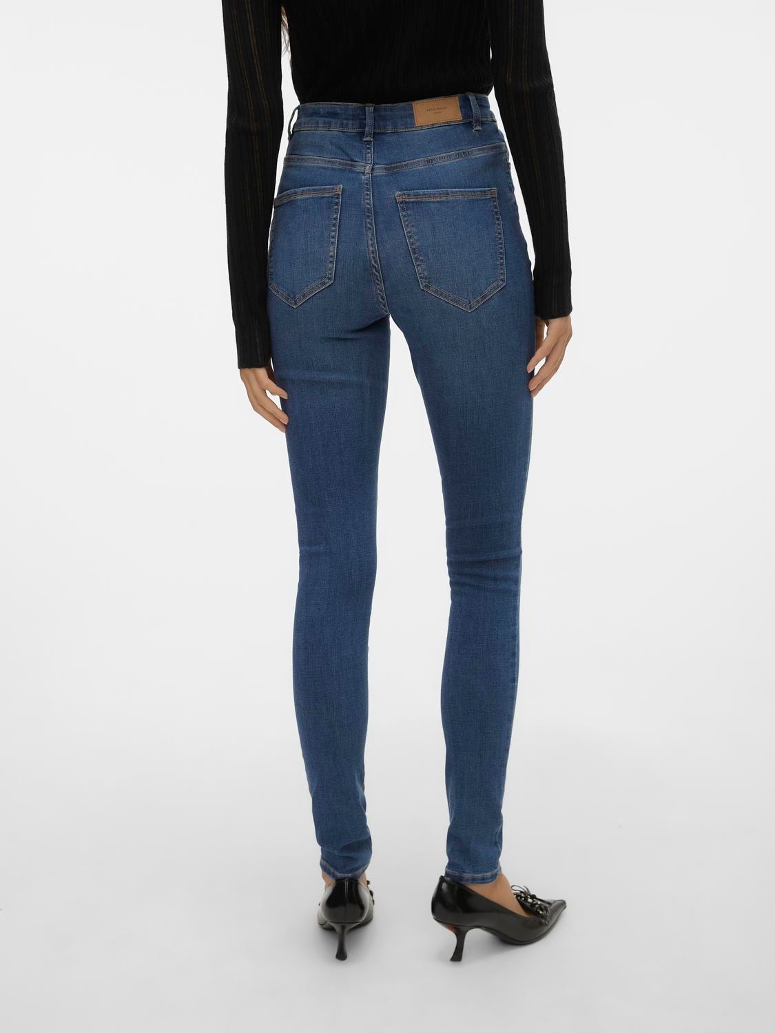 Vero Moda VMSOPHIA Krój skinny Jeans -Medium Blue Denim - 10290678