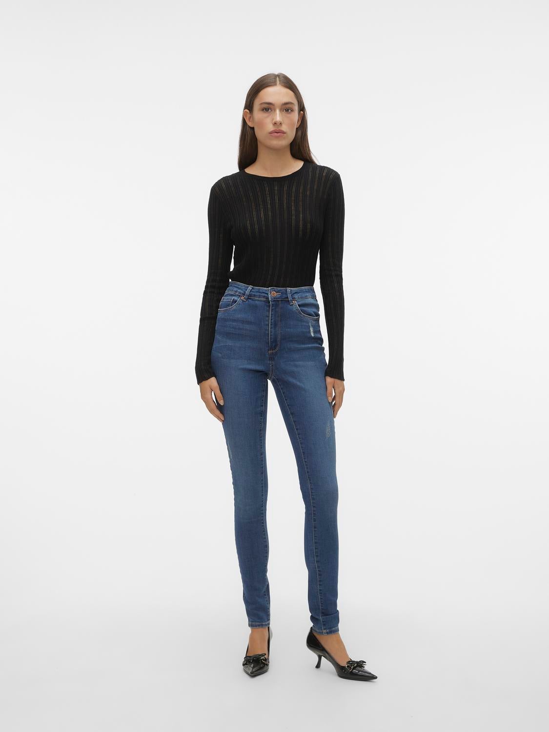 VMSOPHIA Hög midja Skinny Fit Jeans