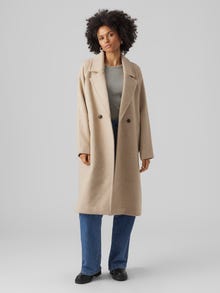 Vero Moda VMHAZEL Mantel -Silver Mink - 10290679