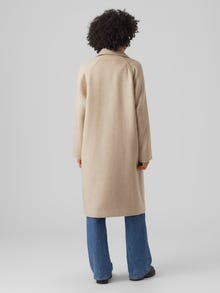 Vero Moda VMHAZEL Mantel -Silver Mink - 10290679
