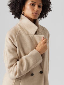 Vero Moda VMHAZEL Mantel -Silver Mink - 10290679
