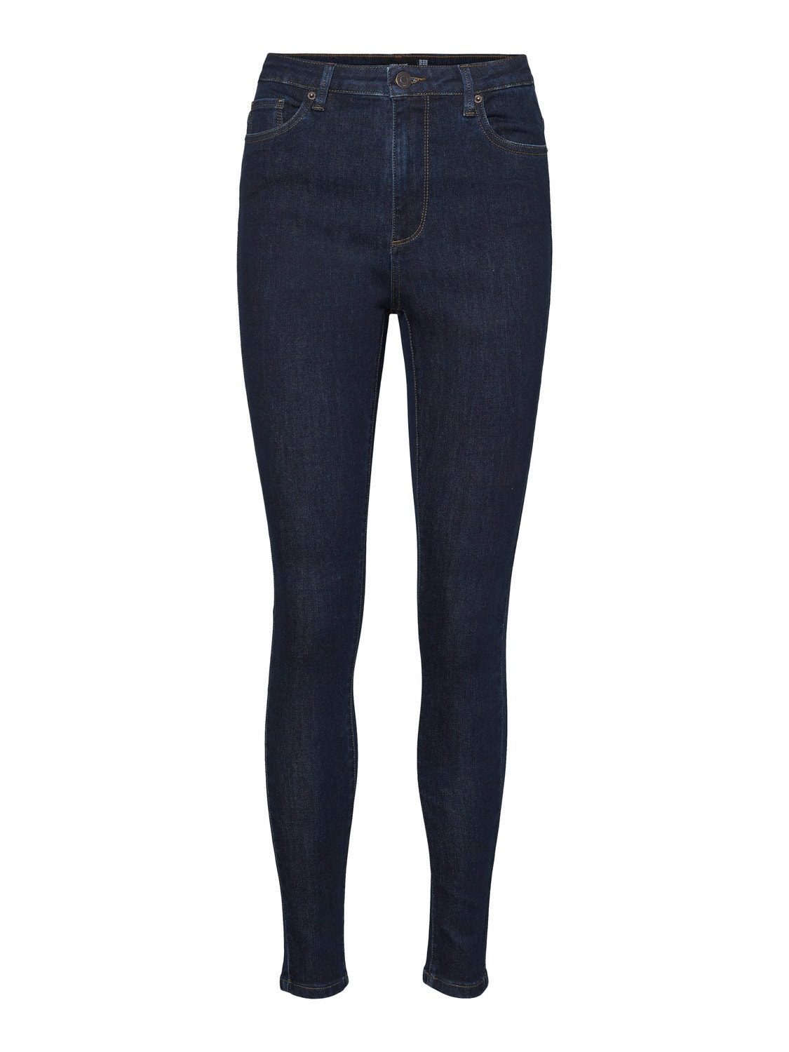 Vero Moda VMSOPHIA Hohe Taille Skinny Fit Jeans -Dark Blue Denim - 10290680
