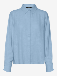 Vero Moda VMLINEPAULINA Skjorta -Cashmere Blue - 10290727
