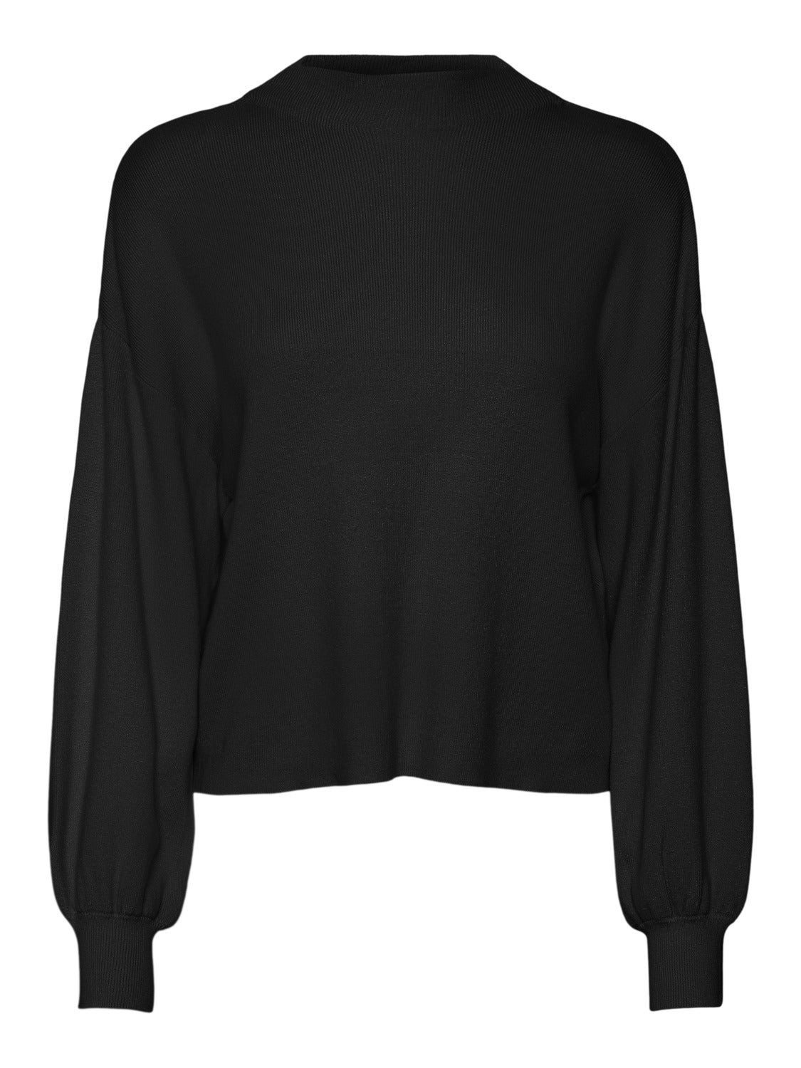 Vmnancy Ls O-neck Long Pullover Boo - Zwart Dessin