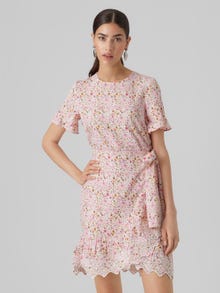 Vero Moda VMEMMA Short dress -Parfait Pink - 10290751