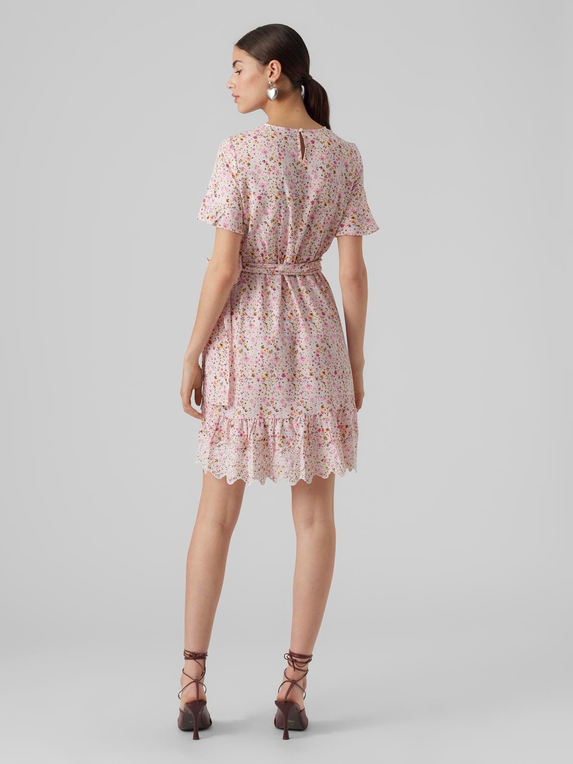 Vero Moda VMEMMA Kort kjole -Parfait Pink - 10290751