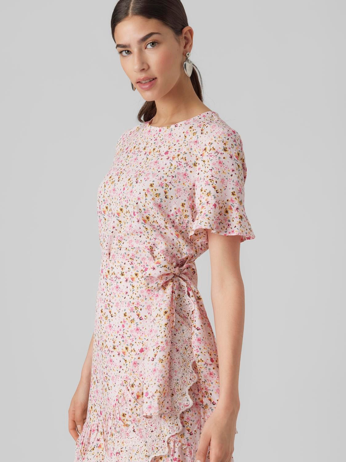 Vero Moda VMEMMA Kurzes Kleid -Parfait Pink - 10290751