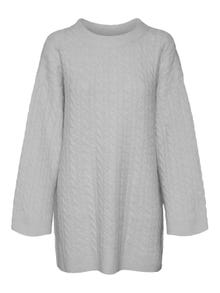 Vero Moda VMHEIDI Sweter -Light Grey Melange - 10290752
