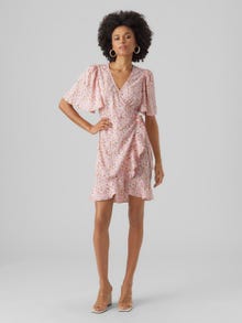 Vero Moda VMEMMA Short dress -Parfait Pink - 10290762