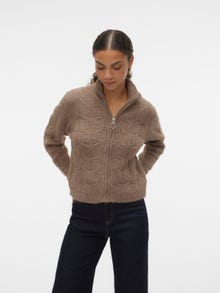 Vero Moda VMADRIANA Knit Cardigan -Brown Lentil - 10290808