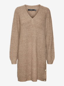 Vero Moda VMTINI Kort kjole -Brown Lentil - 10290817