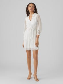 Vero Moda VMRIE Kort klänning -Snow White - 10290826