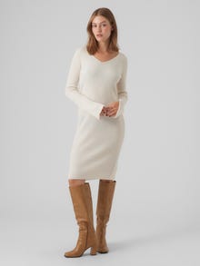 Vero Moda VMBRITANY Long dress -Birch - 10290856