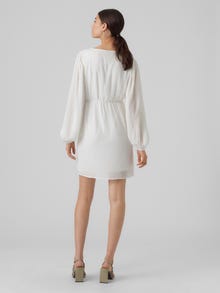Vero Moda VMDORA Kort kjole -Snow White - 10290895
