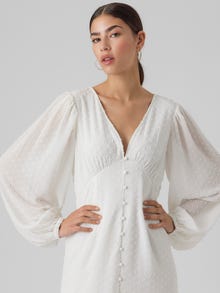 Vero Moda VMDORA Kort kjole -Snow White - 10290895