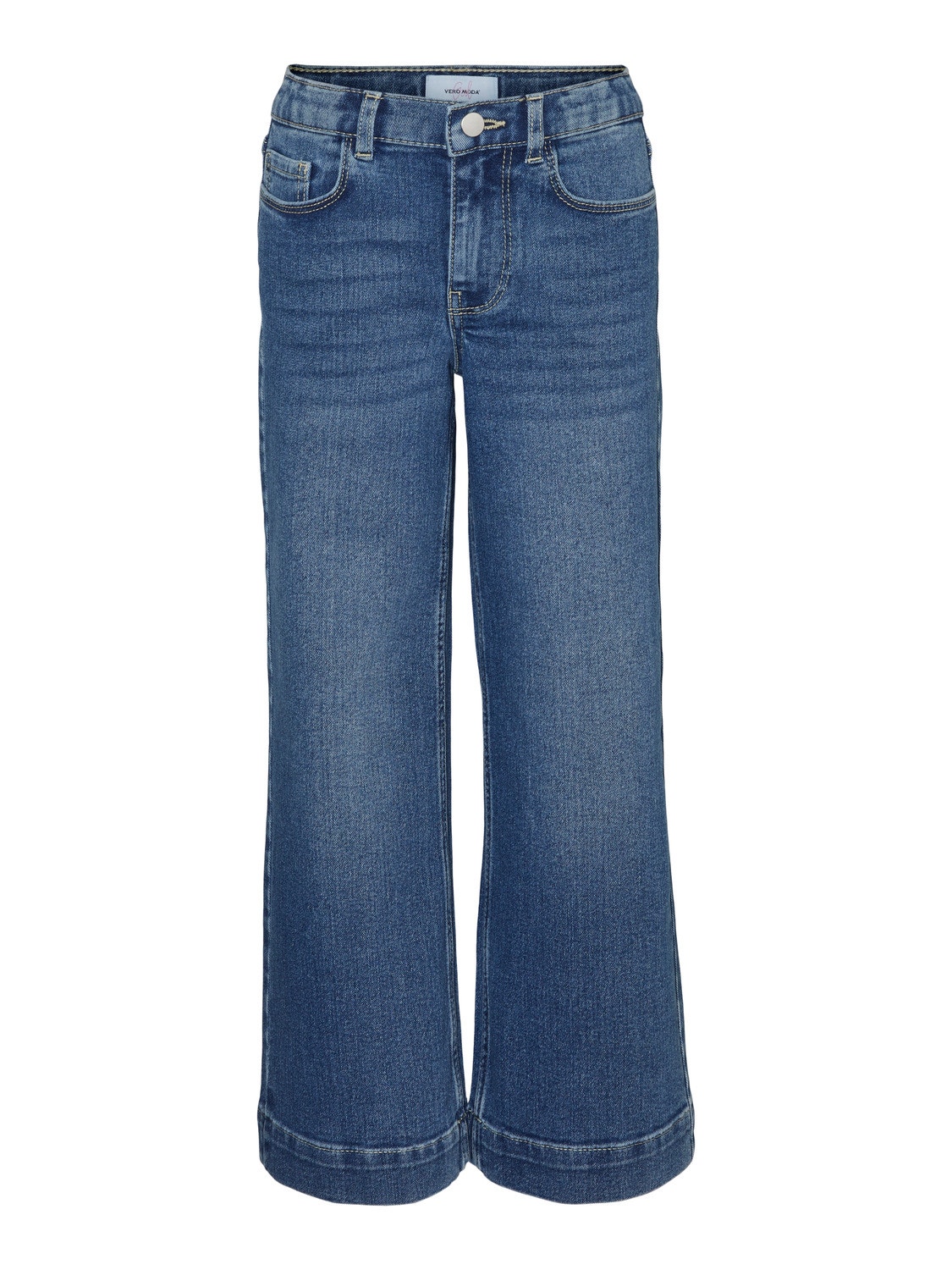 Vero Moda VMDAISY Weit geschnitten Jeans -Medium Blue Denim - 10290899