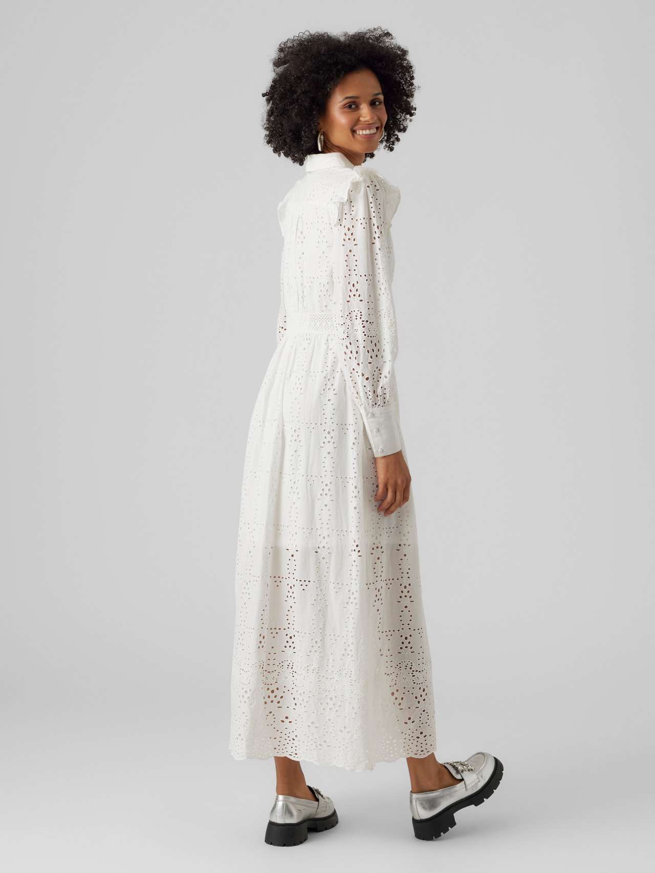 Vero moda white maxi dress Clearance