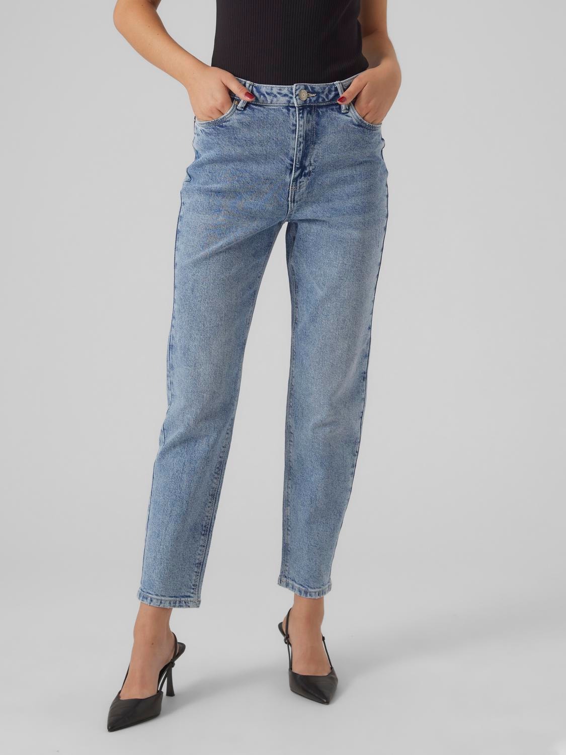 Vero Moda VMLINDA Mom fit Jeans -Light Blue Denim - 10291018