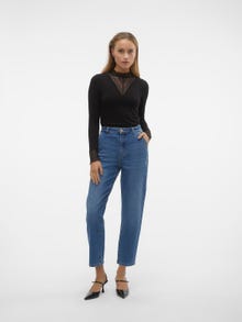 Vero Moda VMISA Krój mom Jeans -Medium Blue Denim - 10291023