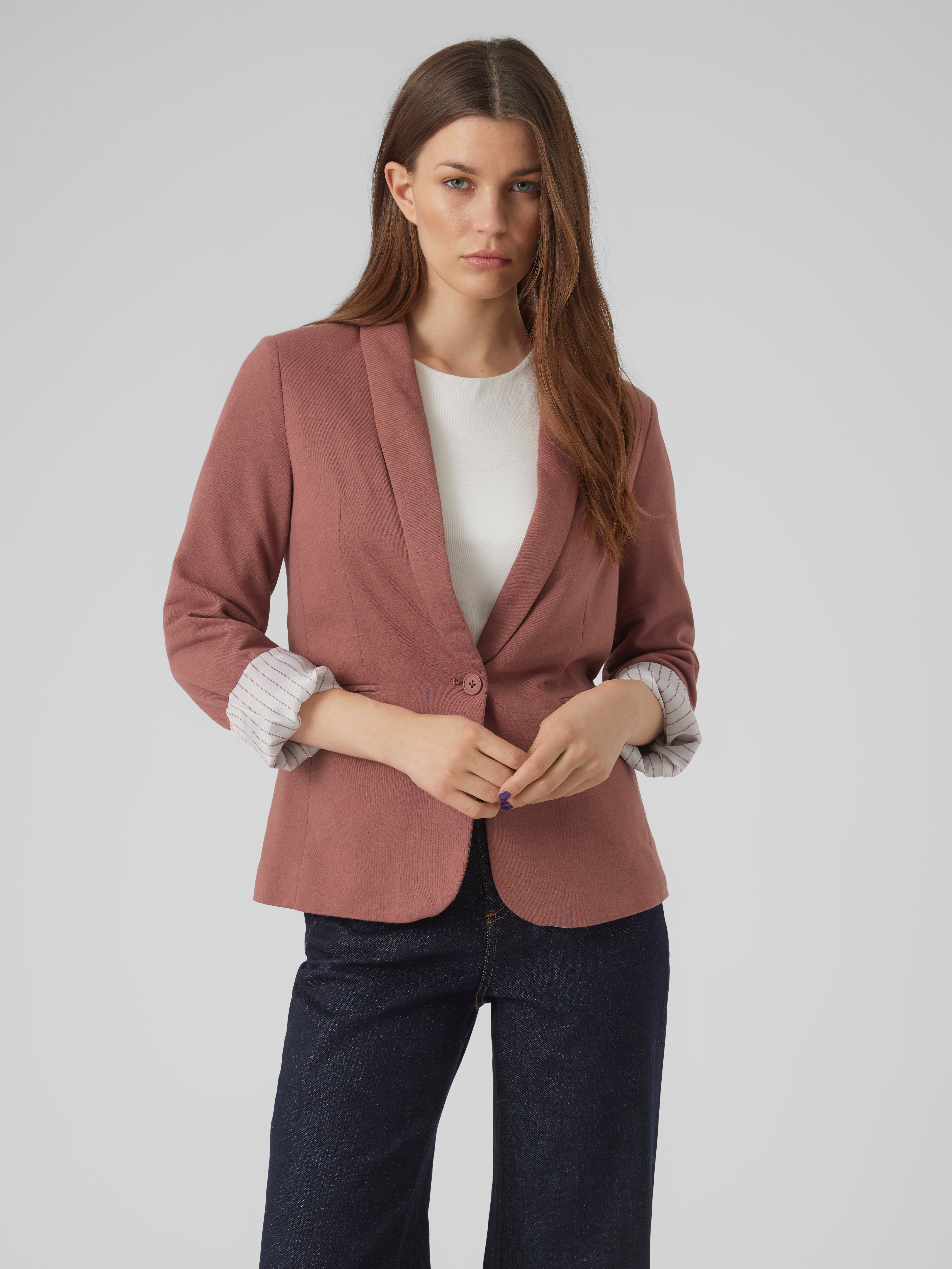 Blazer VERO MODA VMHARUKIMO - Giacca Donna Leggera Con Bottoni - Colletto Classico