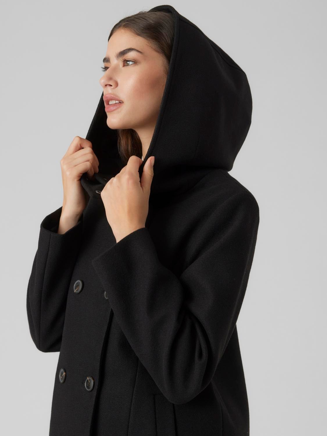 Vero moda on sale hooded wool coat