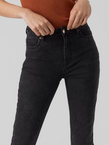 Vero Moda VMBRENDA Cós Alto Mom Fit Jeans -Black Denim - 10291072