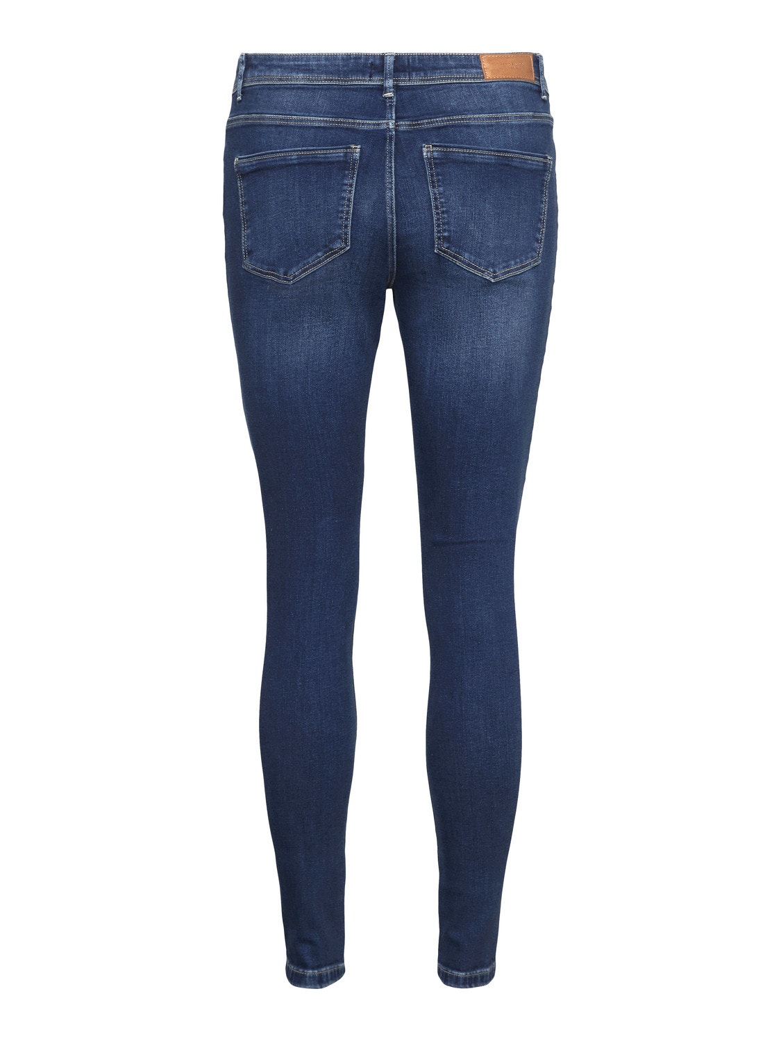 Vero Moda VMTANYA Mid rise Skinny fit Jeans -Dark Blue Denim - 10291106