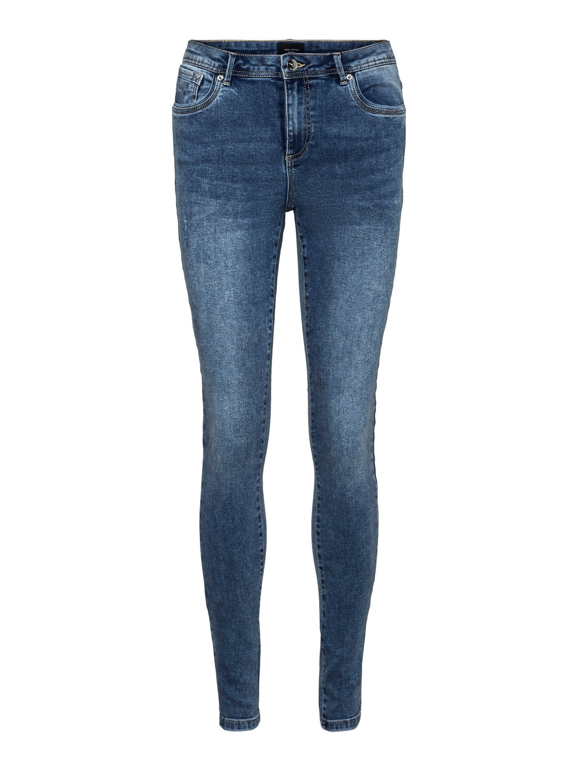 Vero Moda VMTANYA Krój skinny Jeans -Medium Blue Denim - 10291108