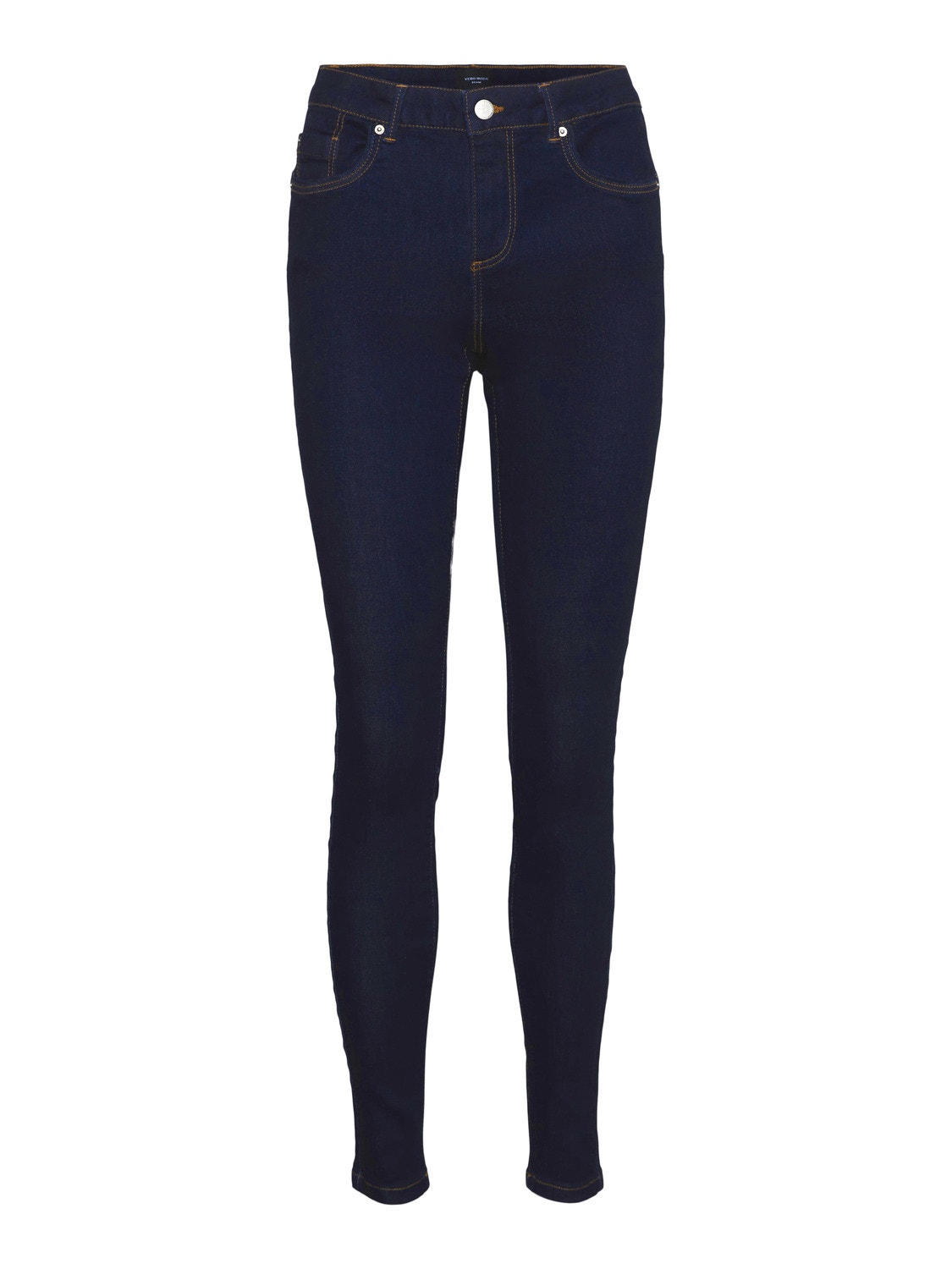 Vero Moda VMALIA Mid rise Slim fit Jeans -Dark Blue Denim - 10291110
