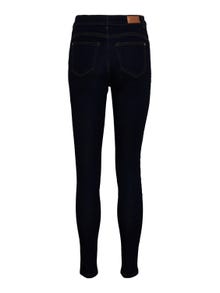 Vero Moda VMALIA Krój slim Jeans -Dark Blue Denim - 10291110