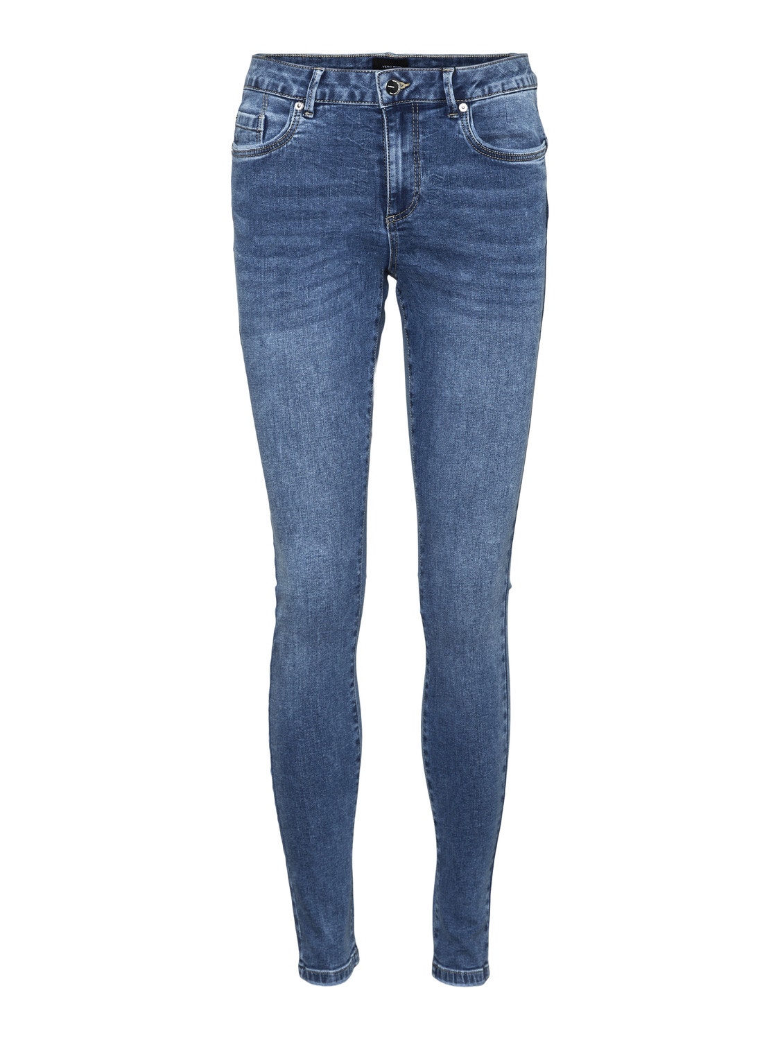 Vero Moda VMALIA Slim Fit Jeans -Medium Blue Denim - 10291111