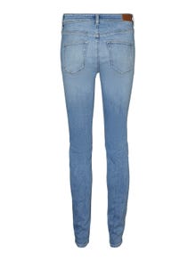 Vero Moda VMLUX Średni stan Krój slim Jeans -Light Blue Denim - 10291118