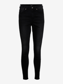 Vero Moda VMSOPHIA Vita alta Skinny Fit Jeans -Black Denim - 10291160