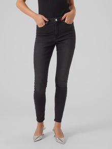 Vero Moda VMSOPHIA Vita alta Skinny Fit Jeans -Black Denim - 10291160