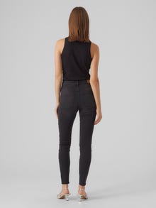 Vero Moda VMSOPHIA Vita alta Skinny Fit Jeans -Black Denim - 10291160