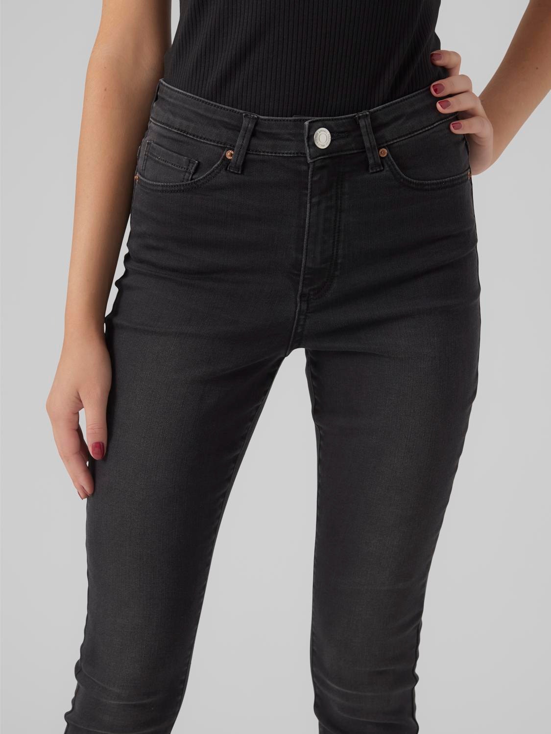 Vero Moda VMSOPHIA High rise Skinny fit Jeans -Black Denim - 10291160