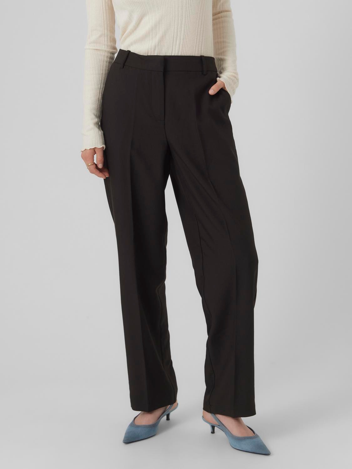 Vero Moda VMTESSLIVA Pantalones -Black - 10291162