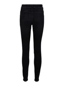 Vero Moda VMEMBRACE Mid rise Skinny fit Jeans -Black Denim - 10291171