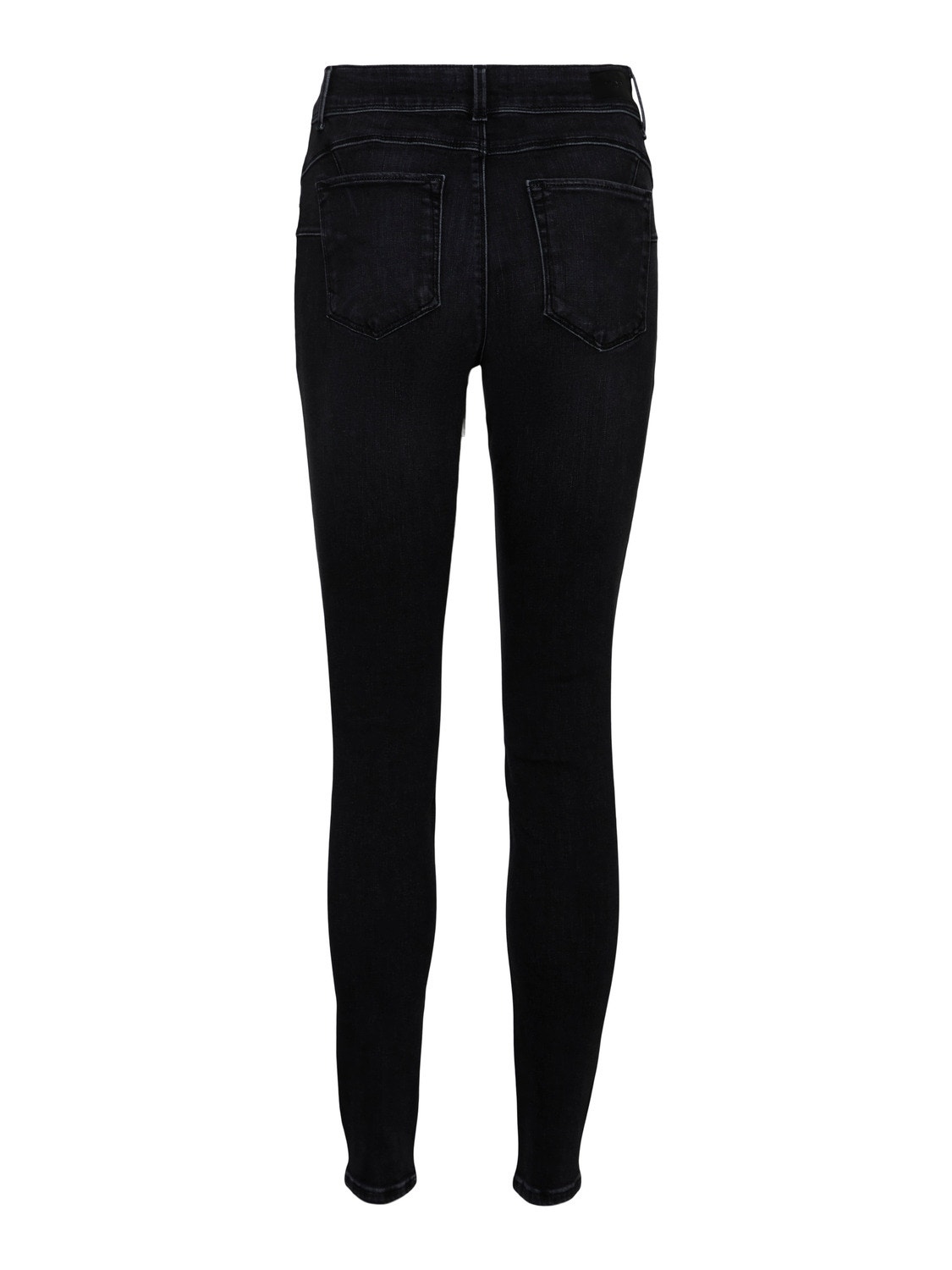 Vero Moda VMEMBRACE Taille moyenne Skinny Fit Jeans -Black Denim - 10291171