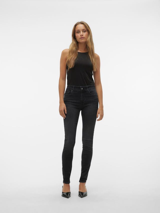 Vero Moda VMEMBRACE Mid rise Skinny Fit Jeans - 10291171