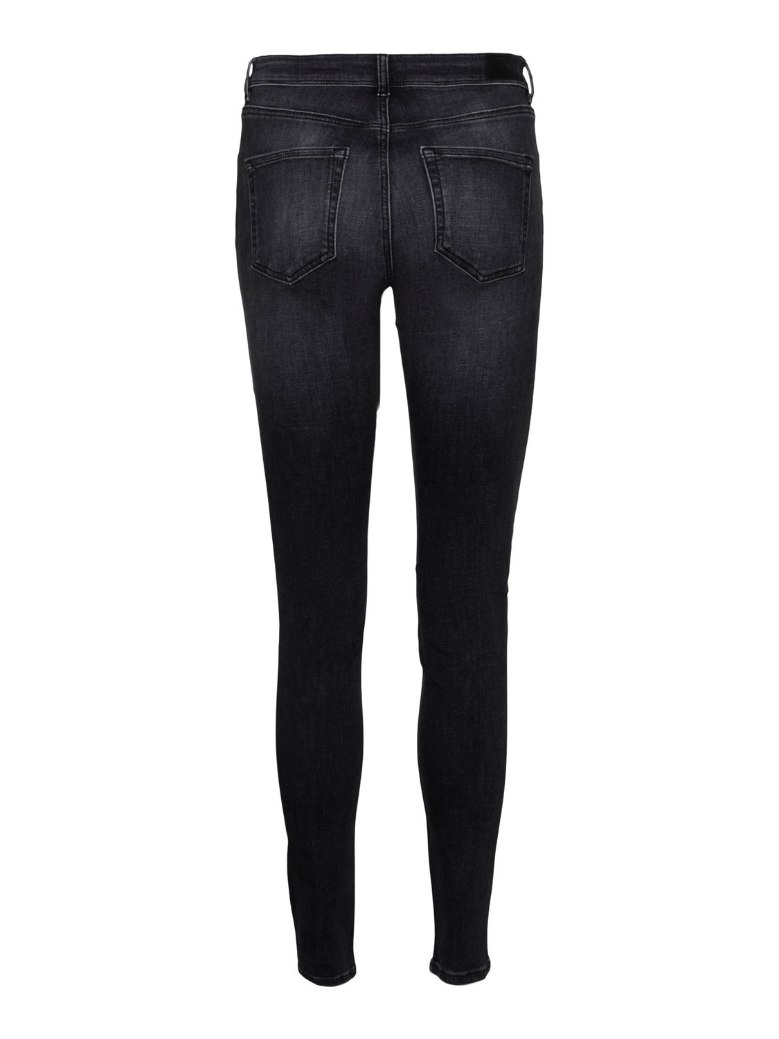 Vero Moda VMLUX Mid rise Slim fit Jeans -Black - 10291172