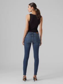 Vero Moda VMLUX Mid rise Slim fit Jeans -Medium Blue Denim - 10291174