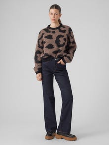 Vero Moda VMZELMA Pullover -Brown Lentil - 10291182