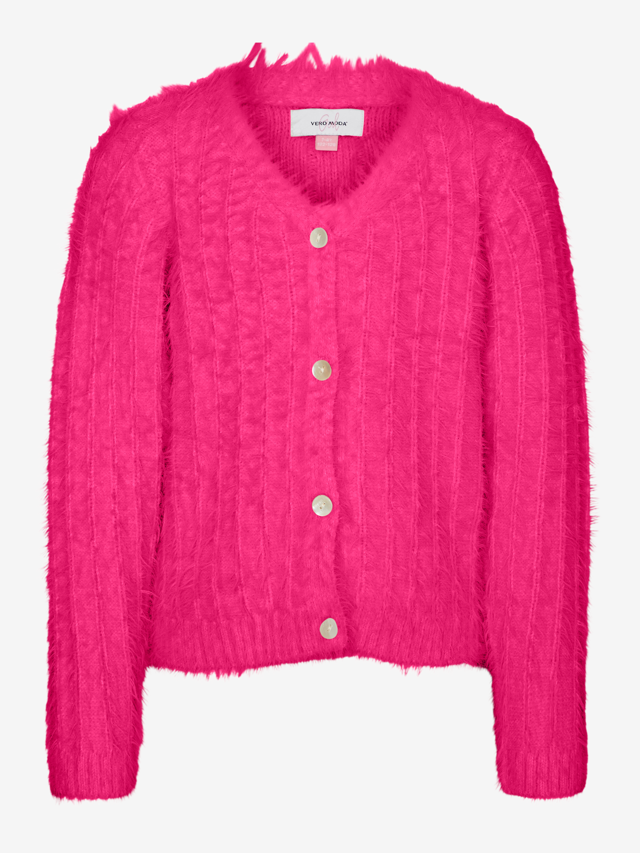 Vero Moda VMLAPOILU Knit Cardigan -Fuchsia Purple - 10291227