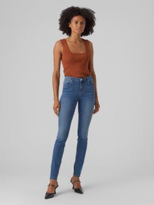 Vero Moda VMJUNE Slim Fit Jeans -Medium Blue Denim - 10291273