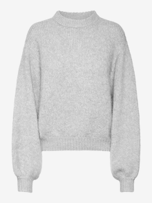 Vero Moda VMHANNAH Genser -Light Grey Melange - 10291279