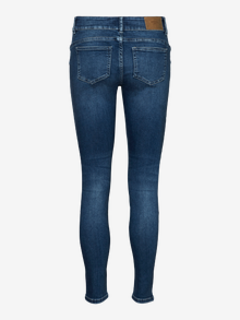 Vero Moda VMKIMMI Talle medio Corte slim Vaqueros -Medium Blue Denim - 10291331