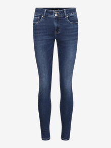 Vero Moda VMKIMMI Normaali vyötärö Slim fit Farkut -Dark Blue Denim - 10291333