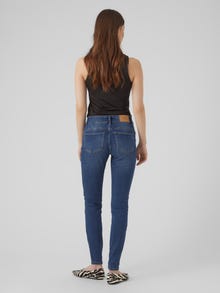 Vero Moda VMKIMMI Normaali vyötärö Slim fit Farkut -Dark Blue Denim - 10291333